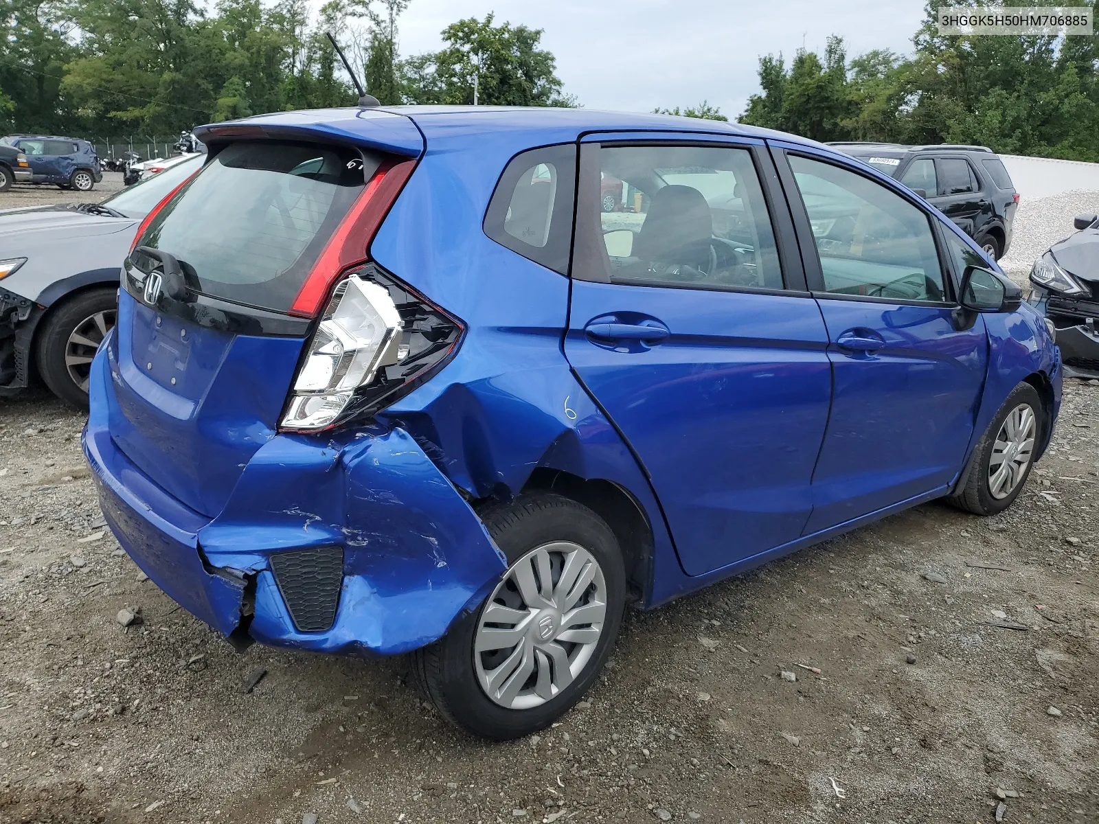 2017 Honda Fit Lx VIN: 3HGGK5H50HM706885 Lot: 63350534