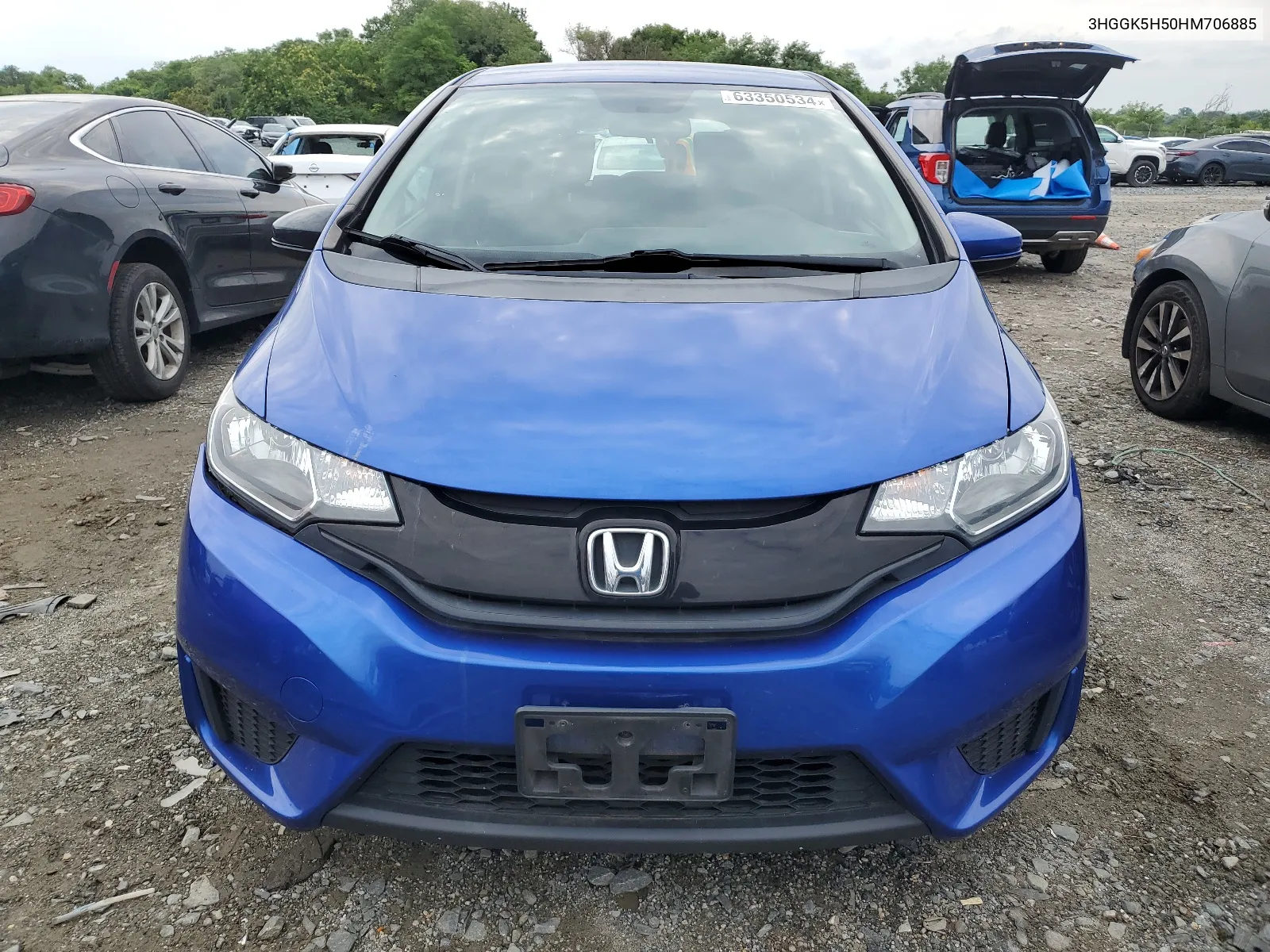 2017 Honda Fit Lx VIN: 3HGGK5H50HM706885 Lot: 63350534