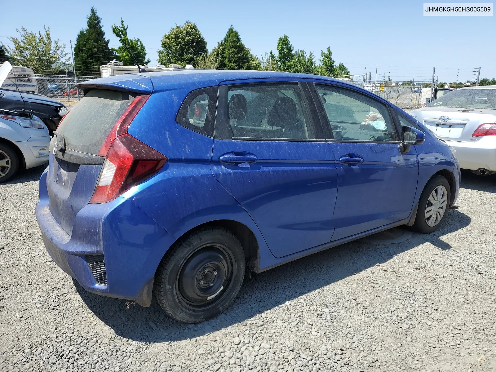 JHMGK5H50HS005509 2017 Honda Fit Lx