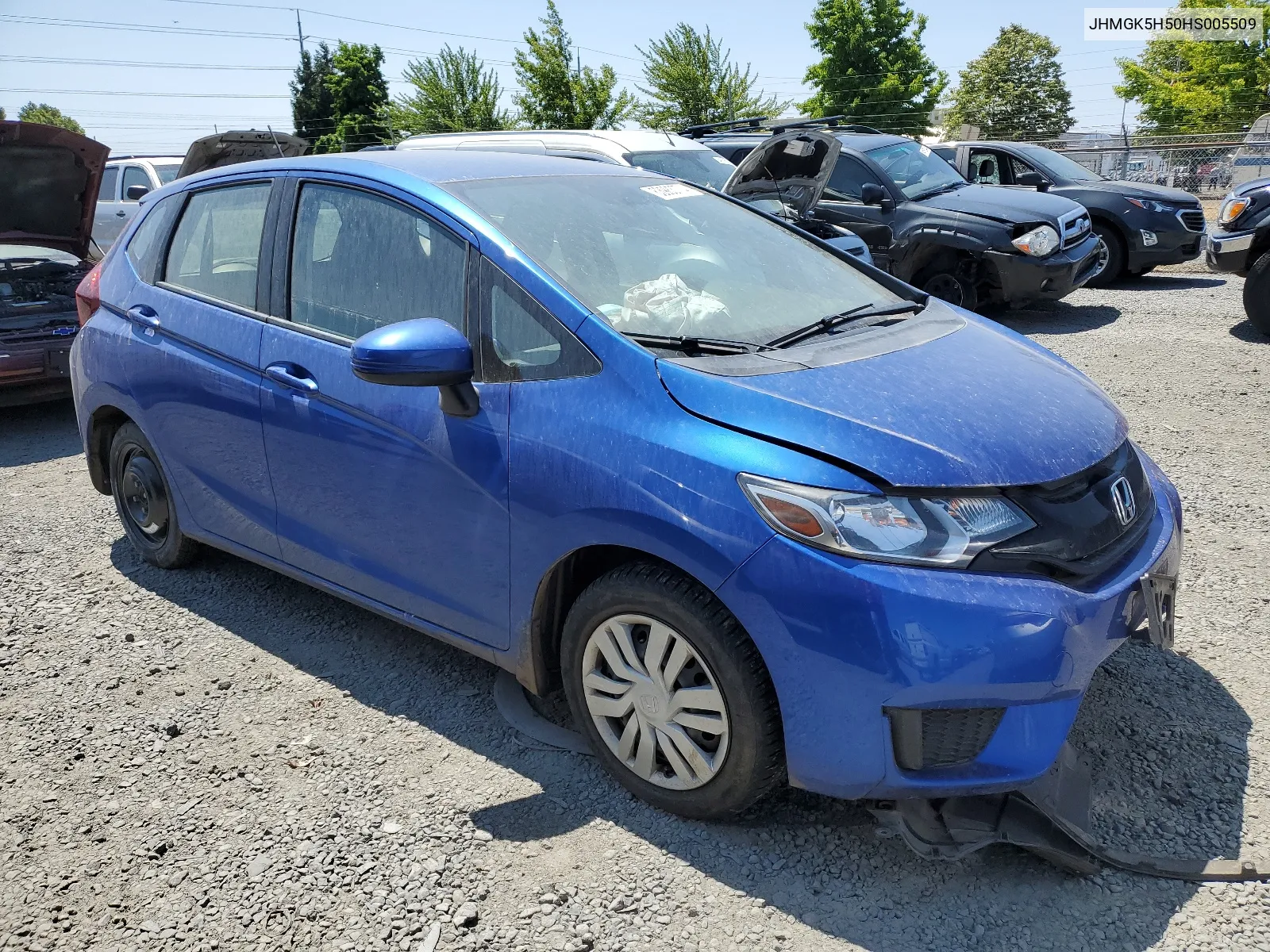 JHMGK5H50HS005509 2017 Honda Fit Lx