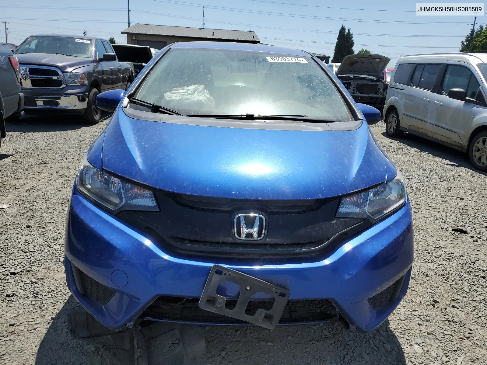 2017 Honda Fit Lx VIN: JHMGK5H50HS005509 Lot: 63983774