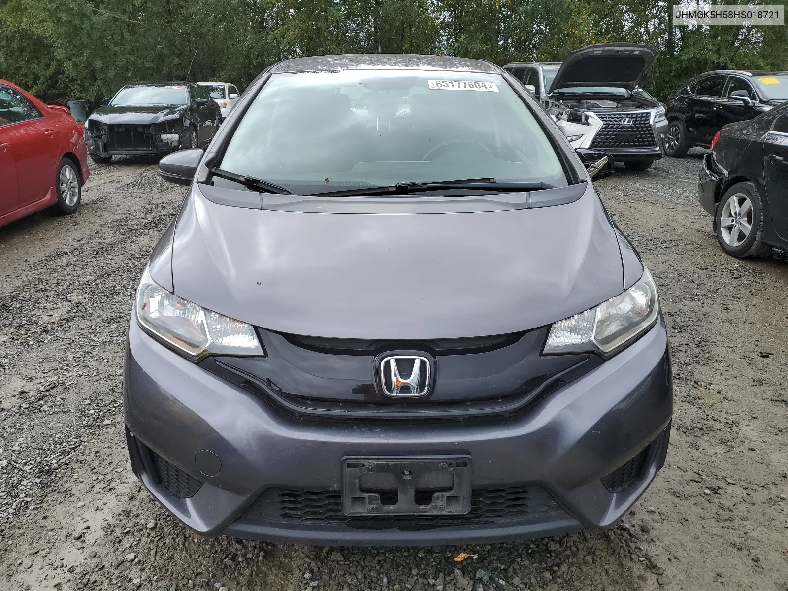 2017 Honda Fit Lx VIN: JHMGK5H58HS018721 Lot: 65177604