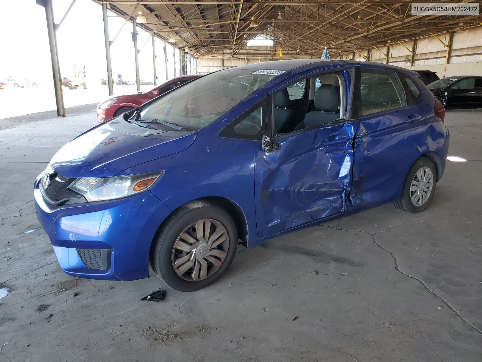 3HGGK5G58HM702472 2017 Honda Fit Lx