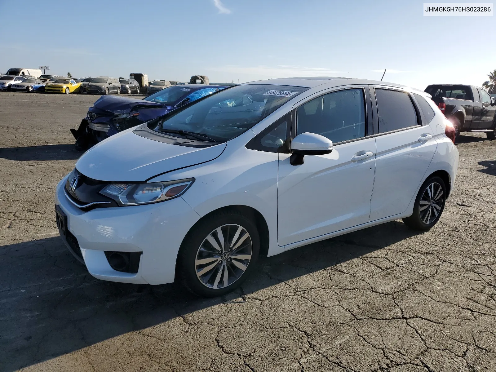 JHMGK5H76HS023286 2017 Honda Fit Ex