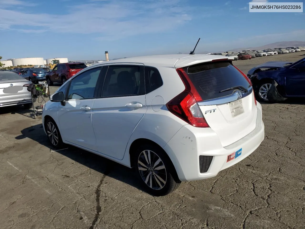 JHMGK5H76HS023286 2017 Honda Fit Ex