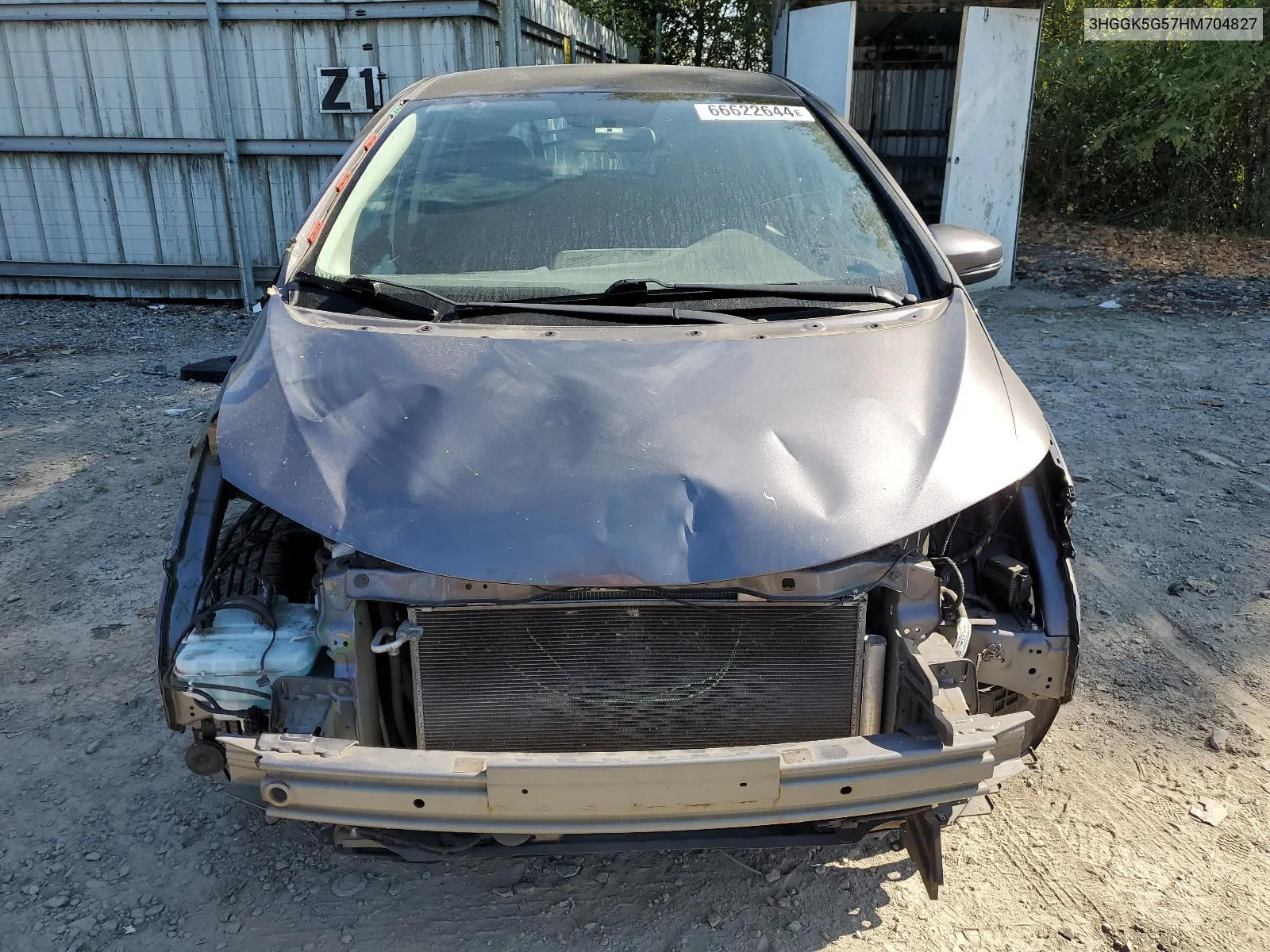 3HGGK5G57HM704827 2017 Honda Fit Lx