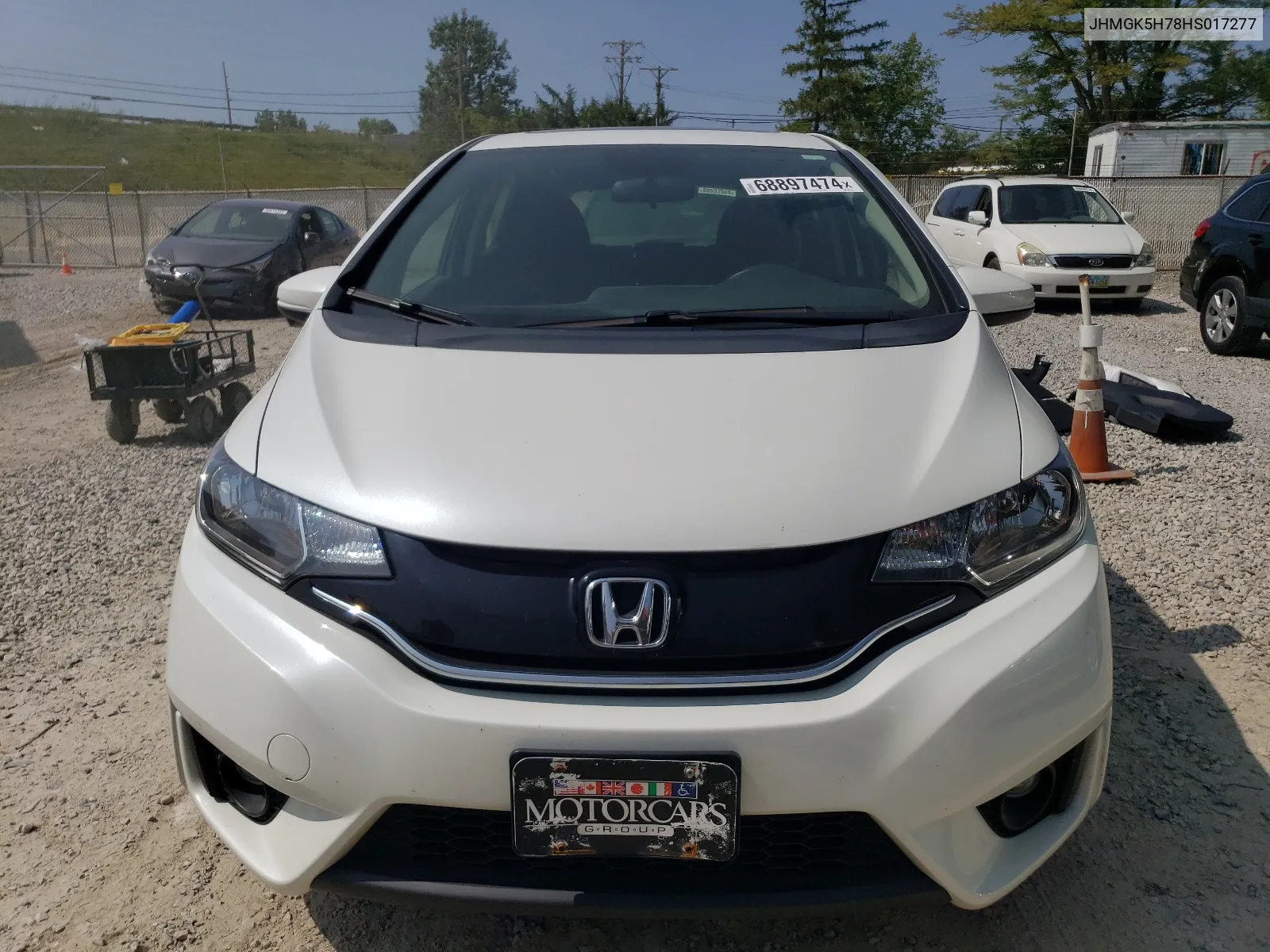 2017 Honda Fit Ex VIN: JHMGK5H78HS017277 Lot: 68897474