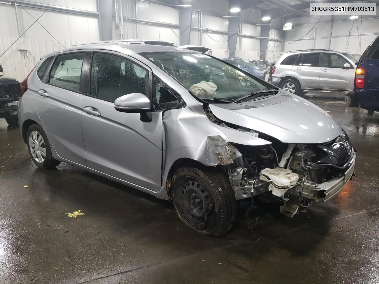 2017 Honda Fit Lx VIN: 3HGGK5G51HM703513 Lot: 70188603