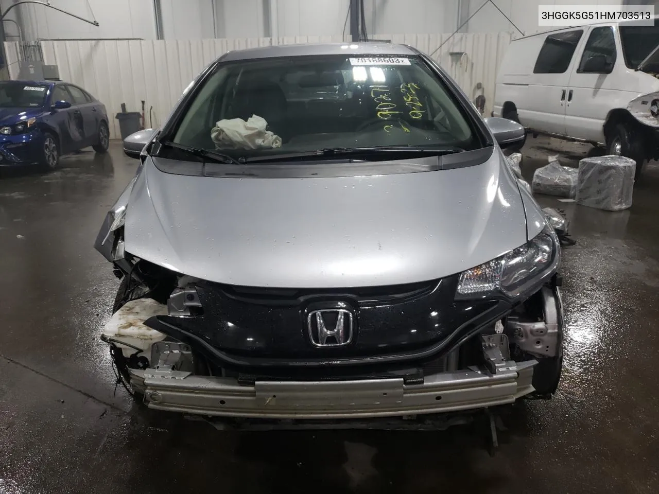 3HGGK5G51HM703513 2017 Honda Fit Lx