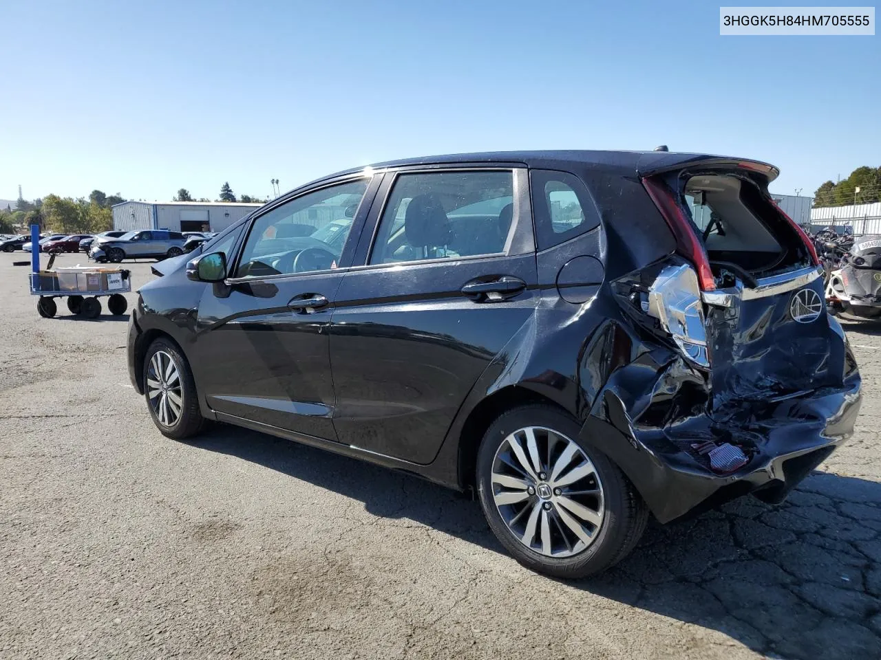 2017 Honda Fit Ex VIN: 3HGGK5H84HM705555 Lot: 71028244