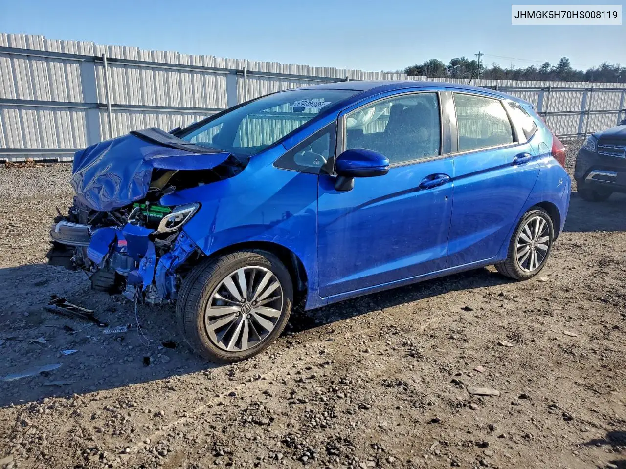 JHMGK5H70HS008119 2017 Honda Fit Ex