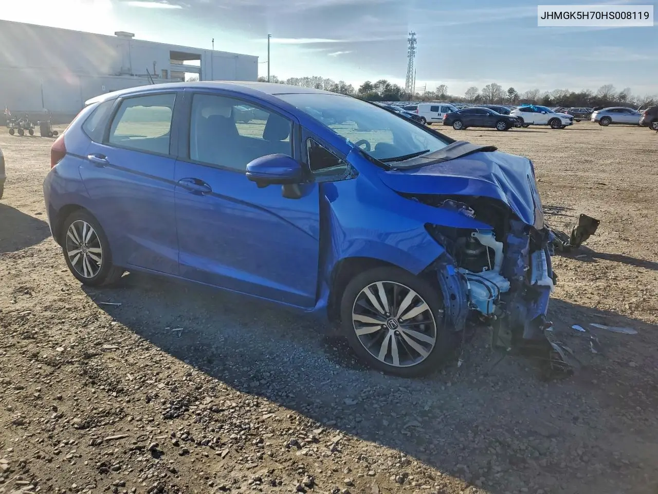JHMGK5H70HS008119 2017 Honda Fit Ex