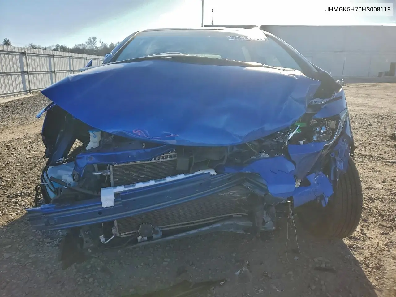 JHMGK5H70HS008119 2017 Honda Fit Ex