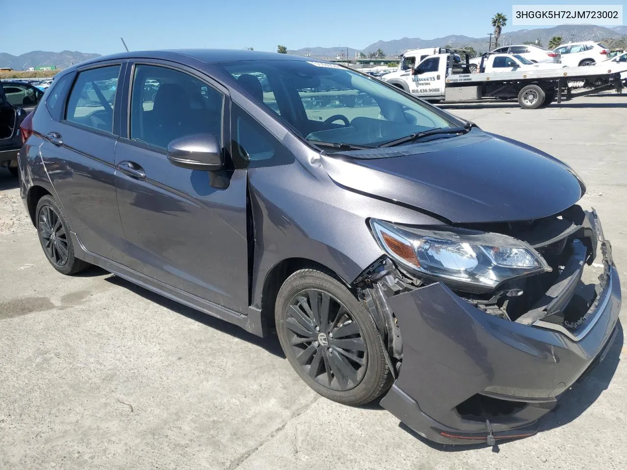 2018 Honda Fit Sport VIN: 3HGGK5H72JM723002 Lot: 51299334