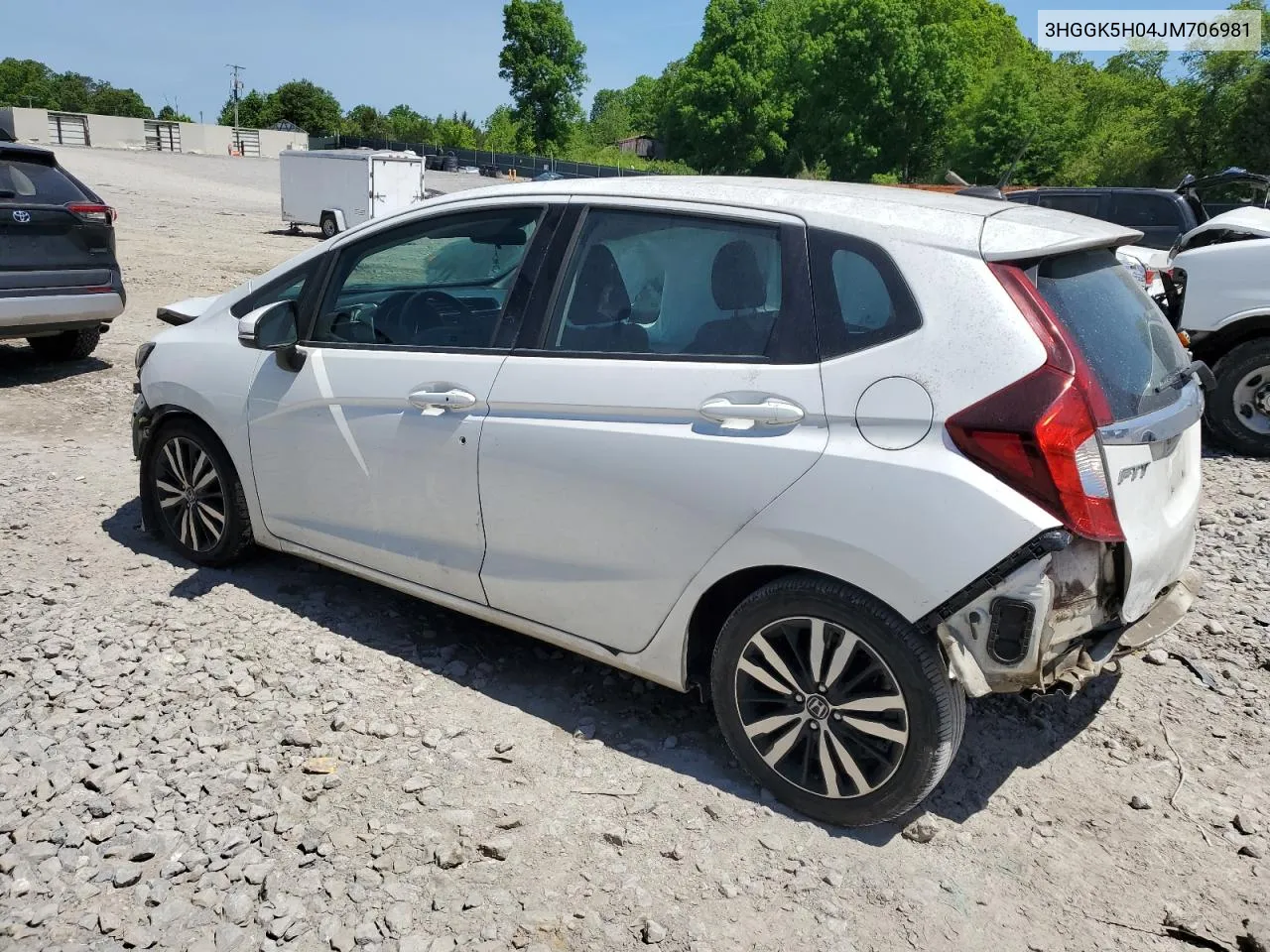 2018 Honda Fit Ex VIN: 3HGGK5H04JM706981 Lot: 53169794