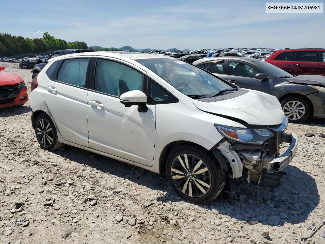 2018 Honda Fit Ex VIN: 3HGGK5H04JM706981 Lot: 53169794