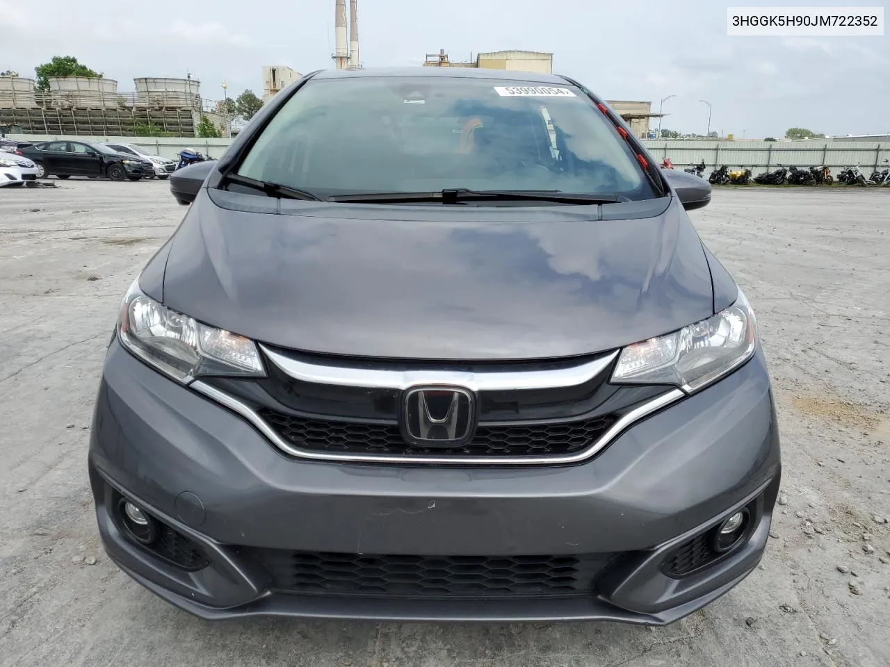 2018 Honda Fit Ex VIN: 3HGGK5H90JM722352 Lot: 53990054