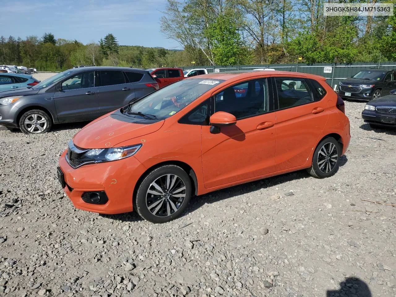 2018 Honda Fit Ex VIN: 3HGGK5H84JM715363 Lot: 54411264