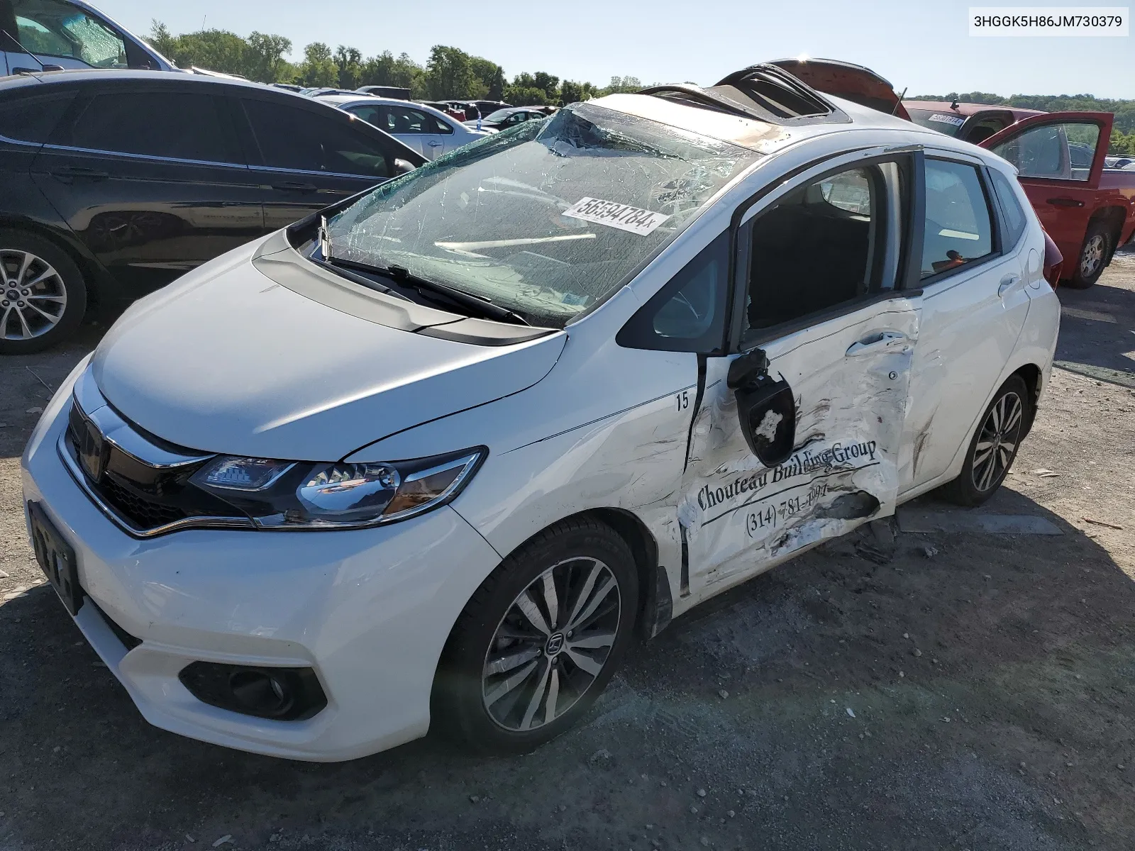 2018 Honda Fit Ex VIN: 3HGGK5H86JM730379 Lot: 56594784