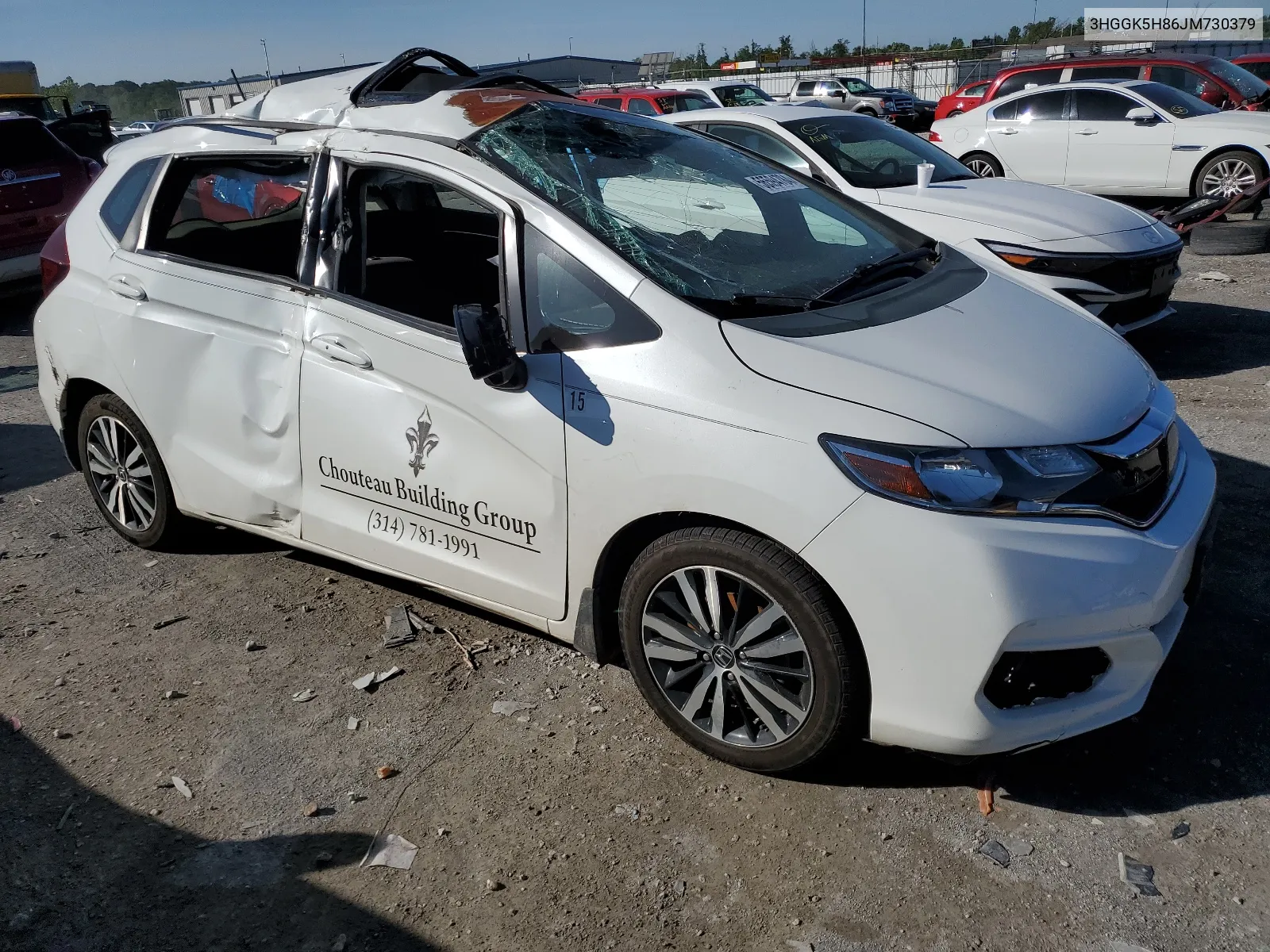 2018 Honda Fit Ex VIN: 3HGGK5H86JM730379 Lot: 56594784