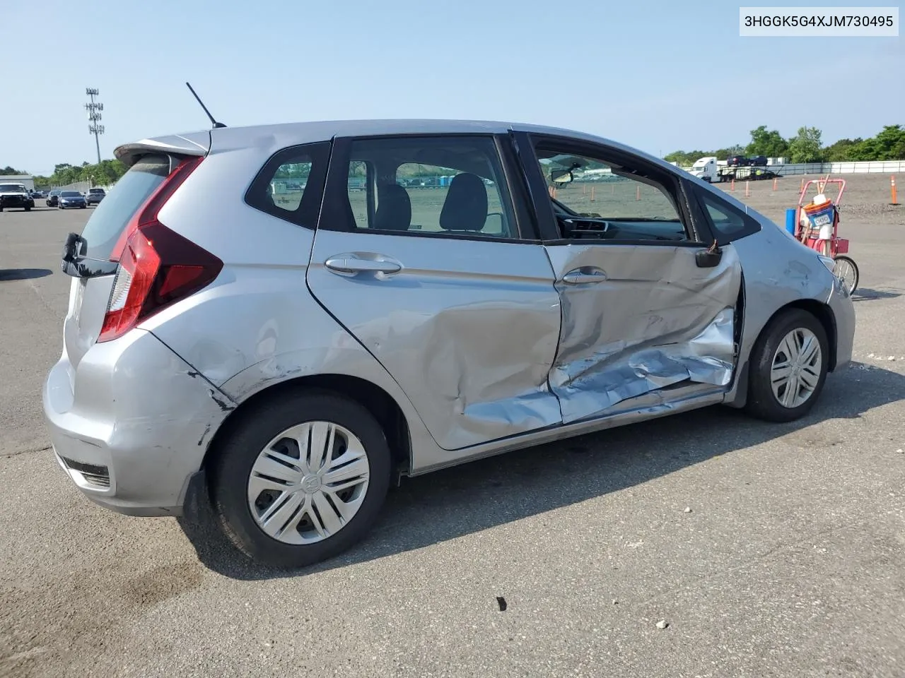 3HGGK5G4XJM730495 2018 Honda Fit Lx