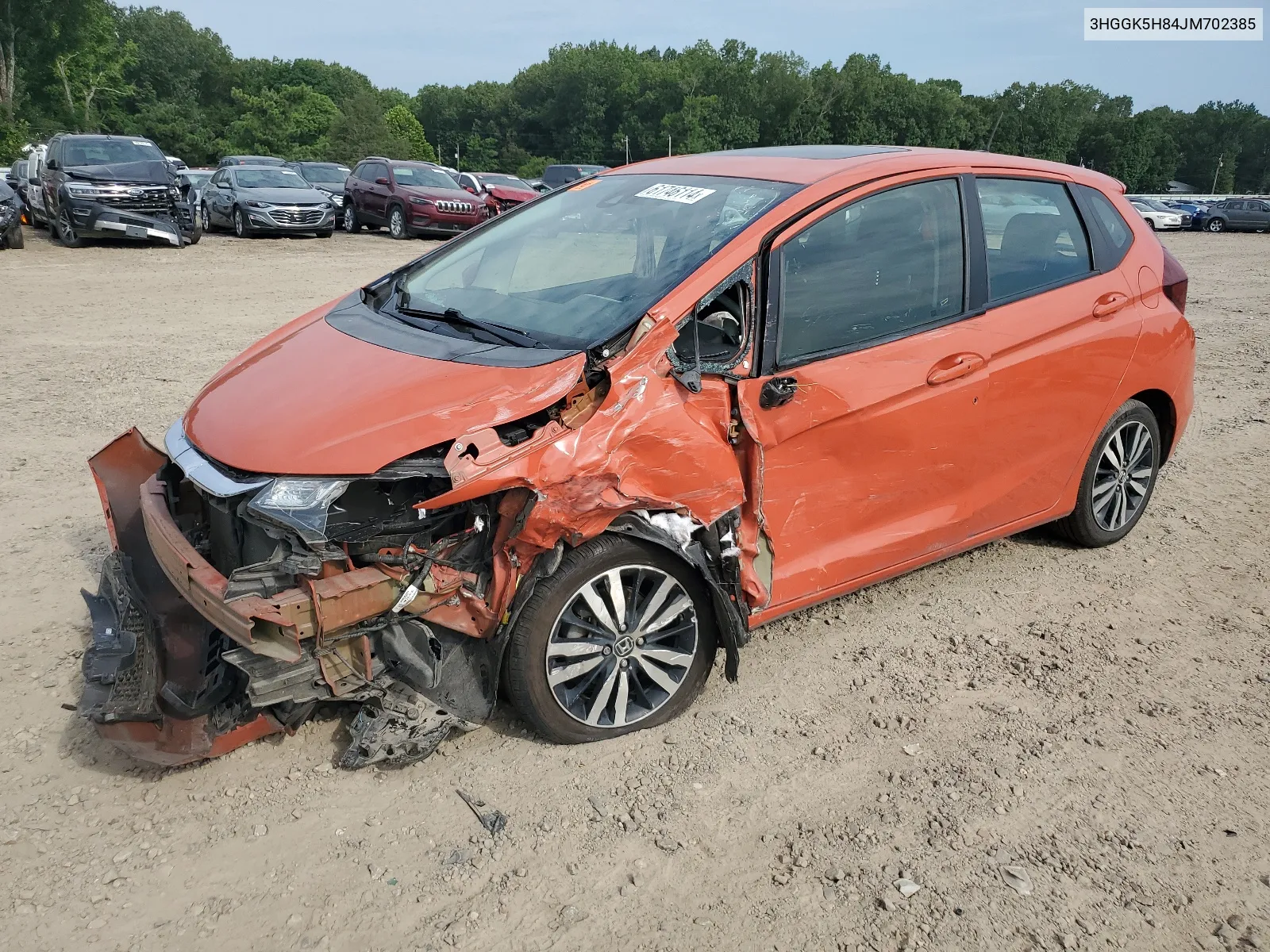 3HGGK5H84JM702385 2018 Honda Fit Ex