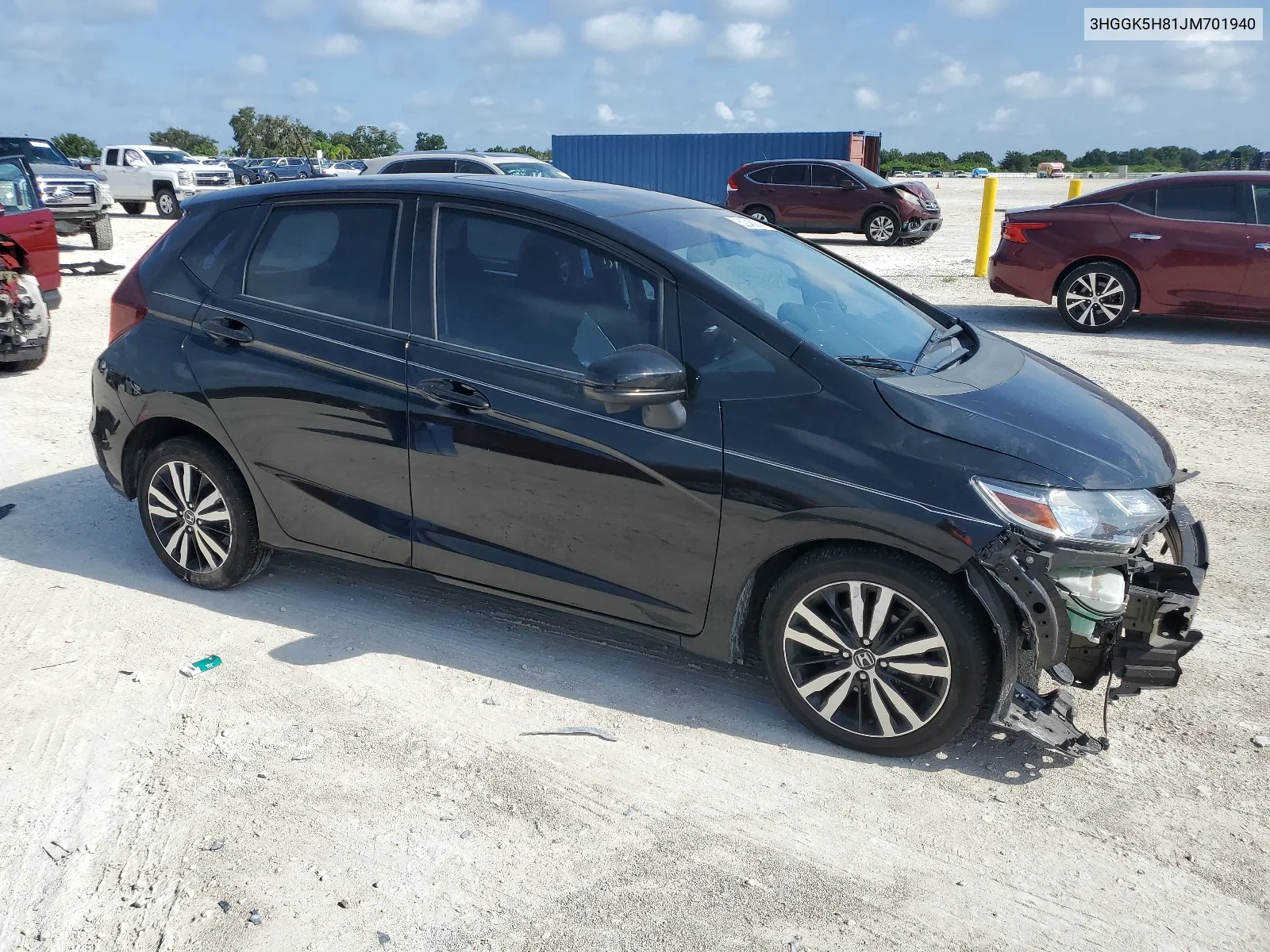 2018 Honda Fit Ex VIN: 3HGGK5H81JM701940 Lot: 62046874