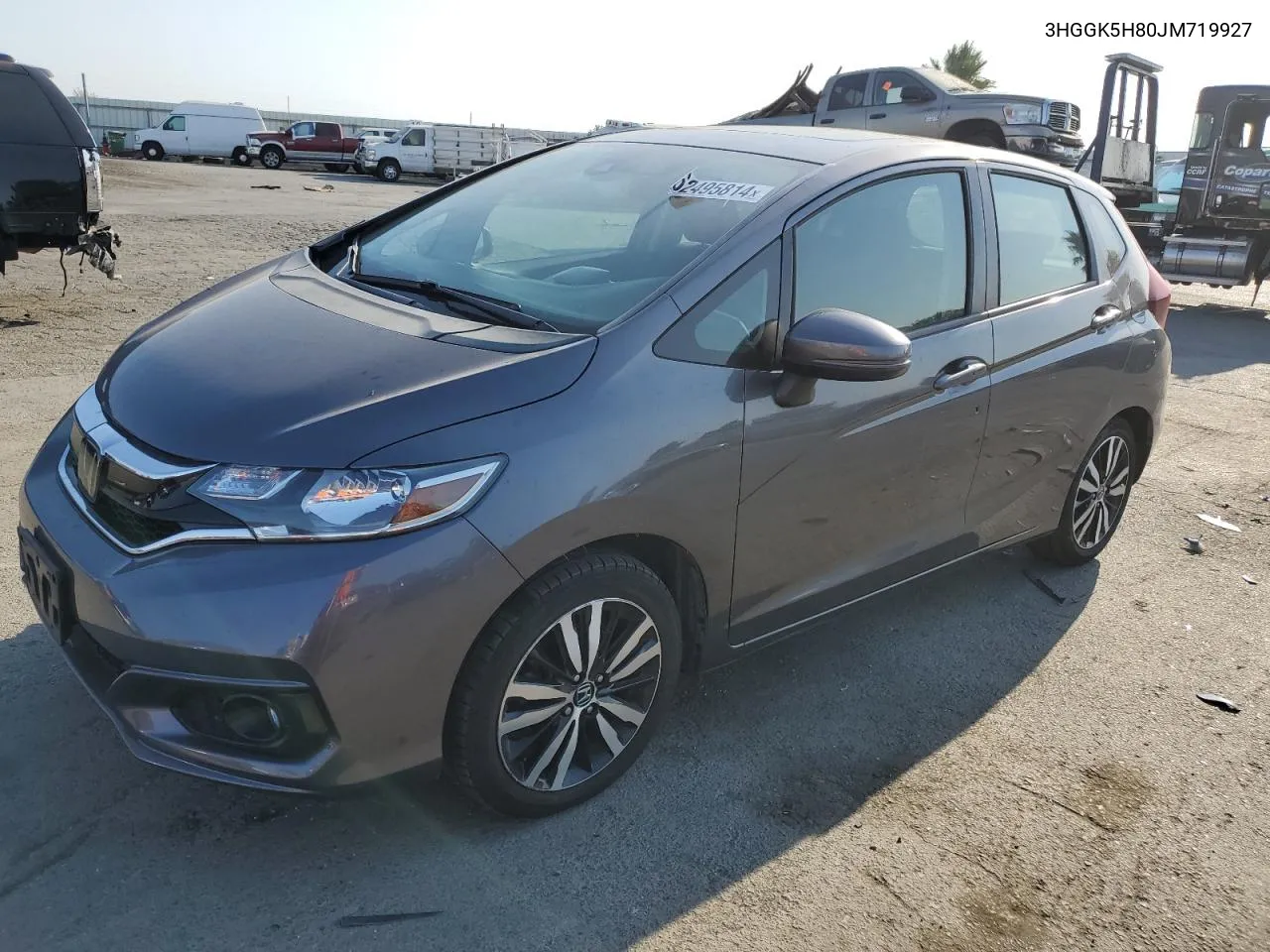 2018 Honda Fit Ex VIN: 3HGGK5H80JM719927 Lot: 62495814