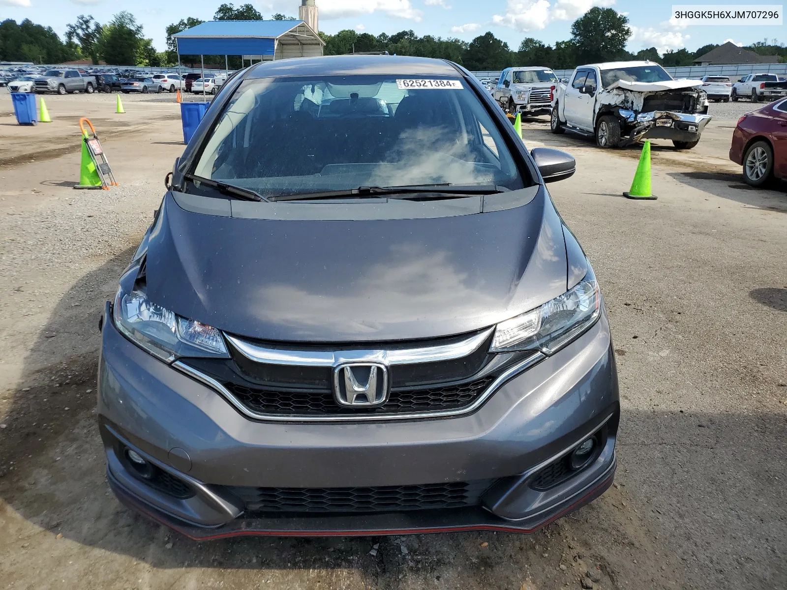 3HGGK5H6XJM707296 2018 Honda Fit Sport