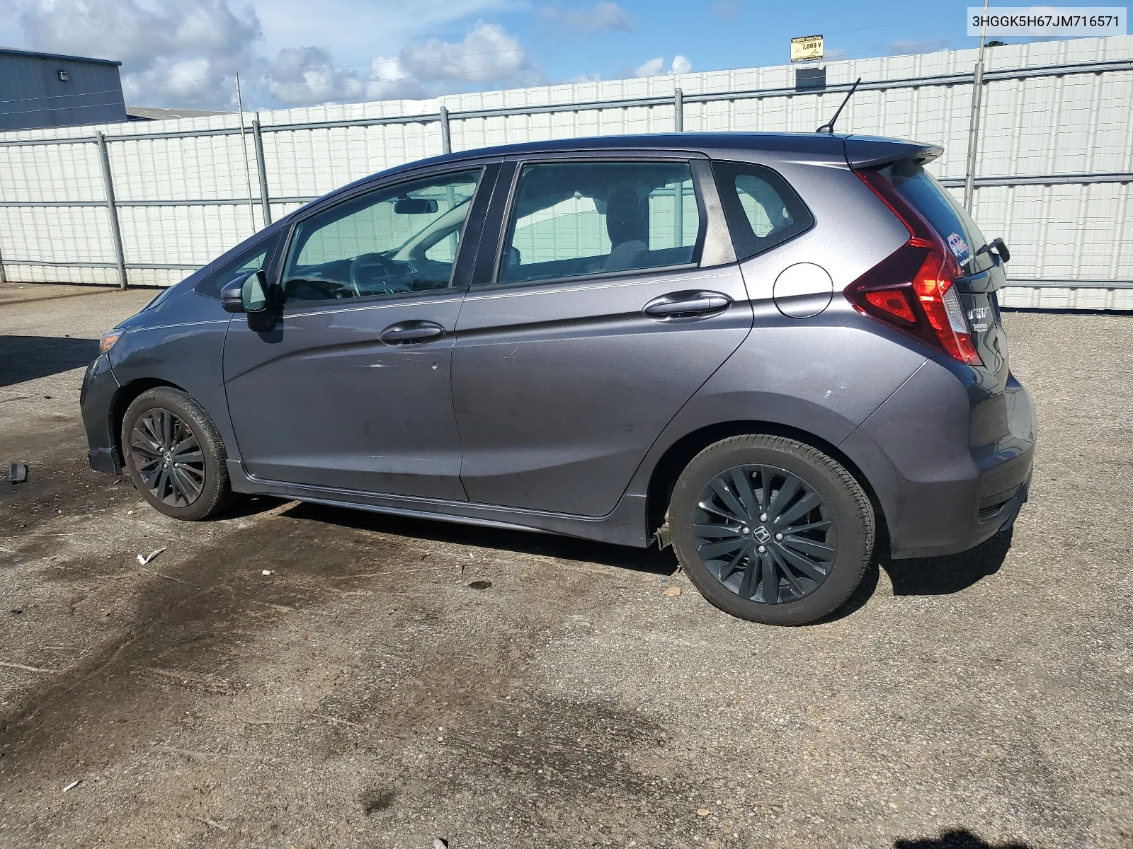 2018 Honda Fit Sport VIN: 3HGGK5H67JM716571 Lot: 63151774