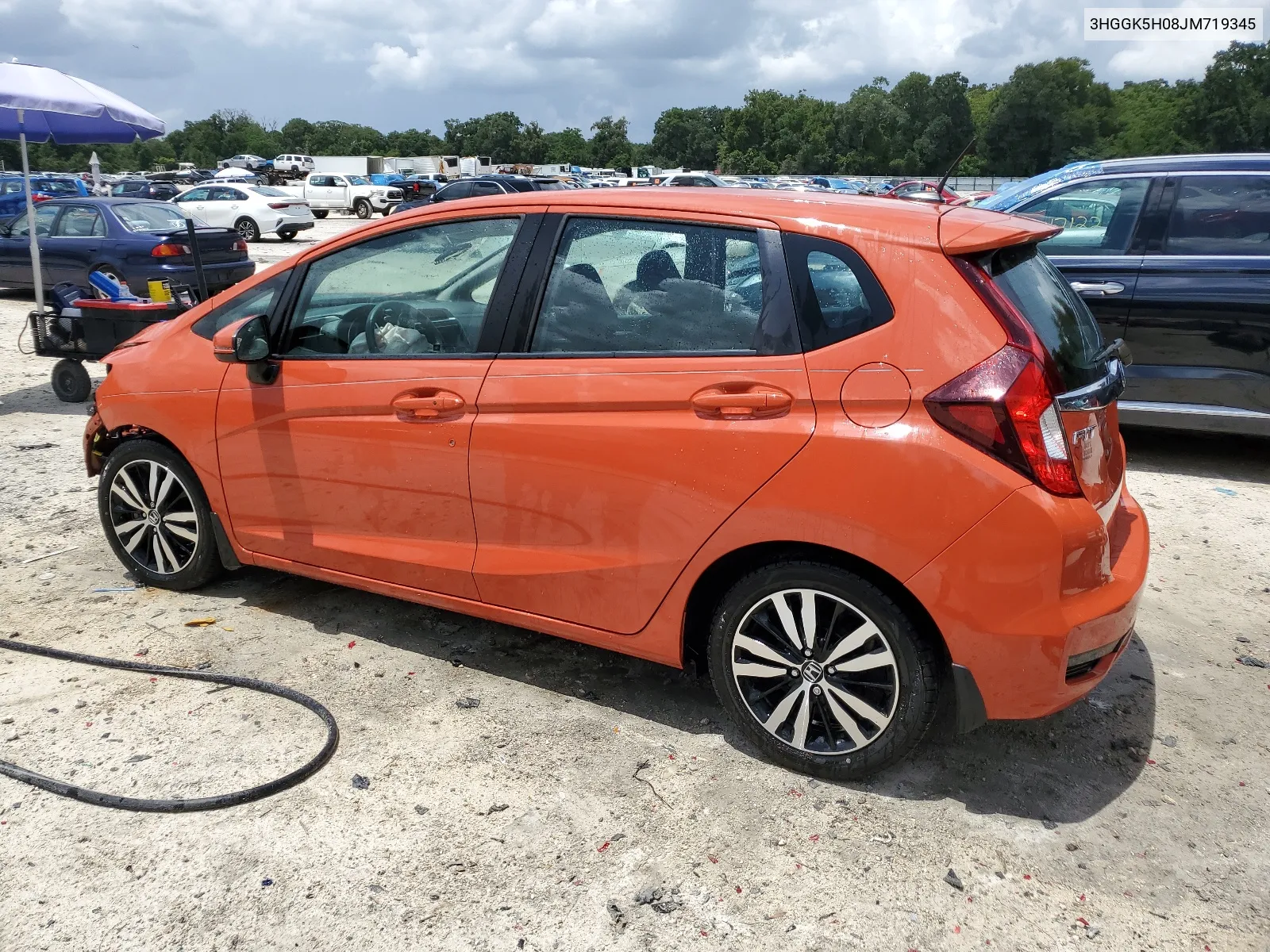 2018 Honda Fit Ex VIN: 3HGGK5H08JM719345 Lot: 63542874