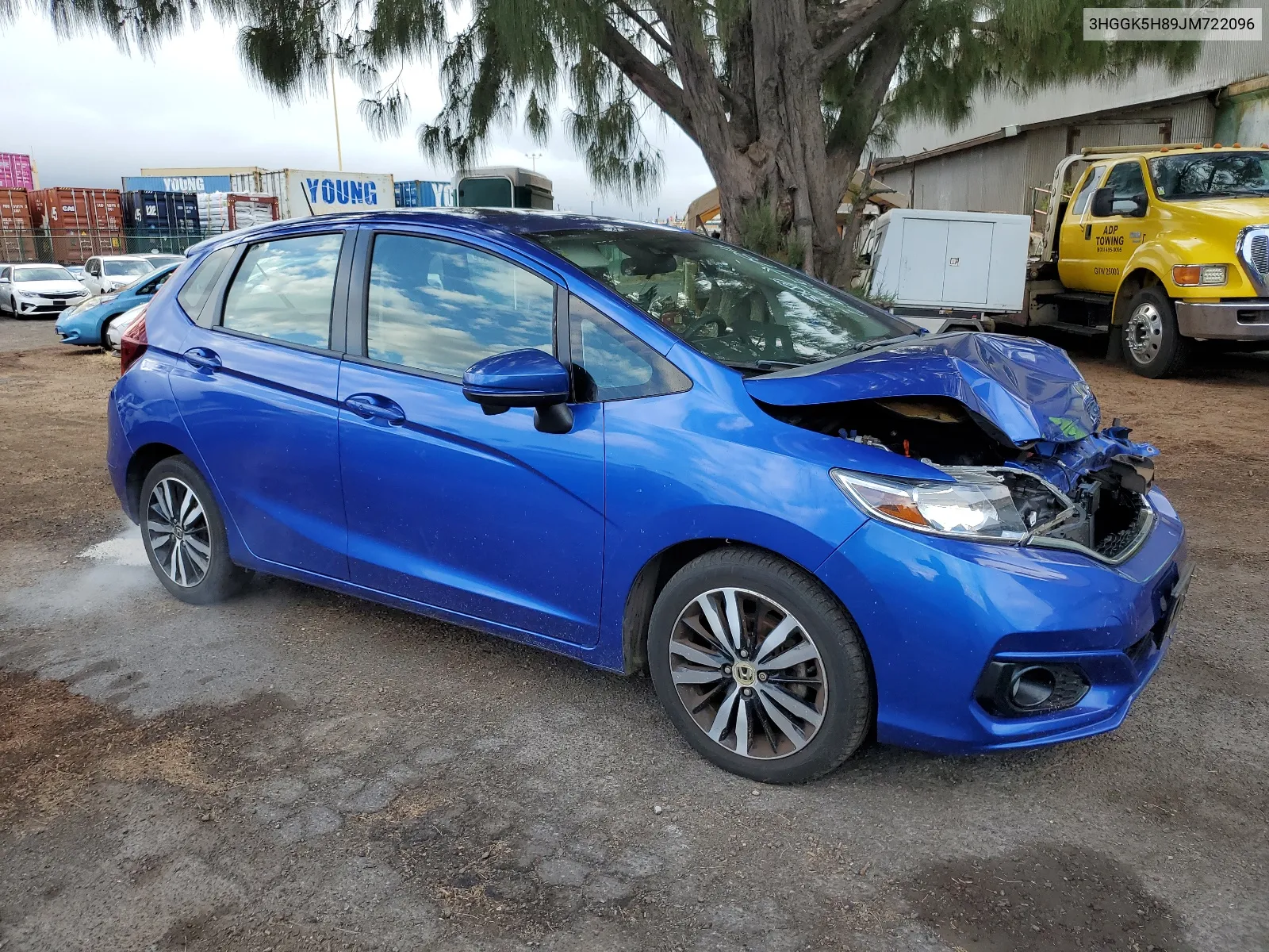 3HGGK5H89JM722096 2018 Honda Fit Ex