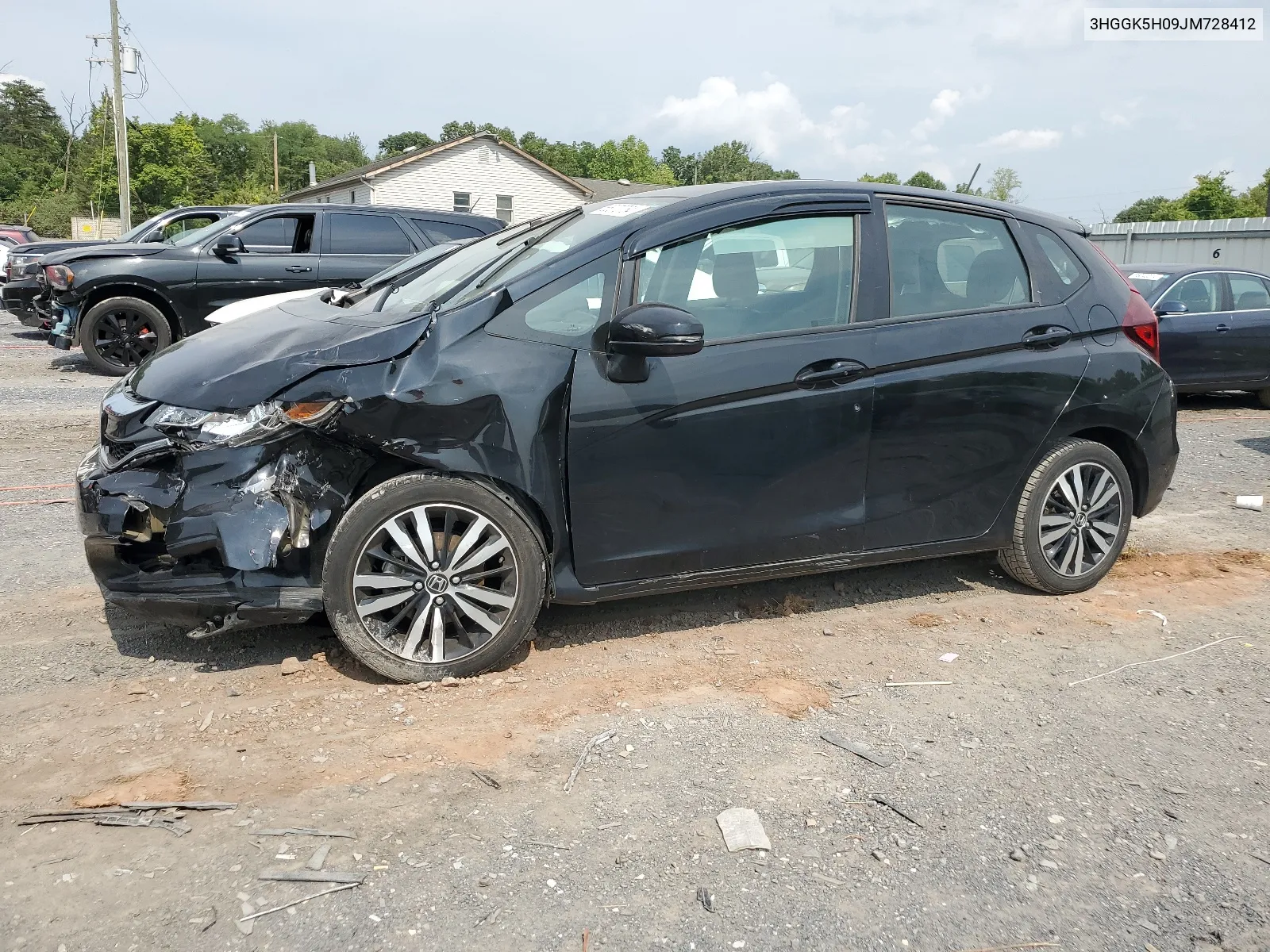 2018 Honda Fit Ex VIN: 3HGGK5H09JM728412 Lot: 65070764