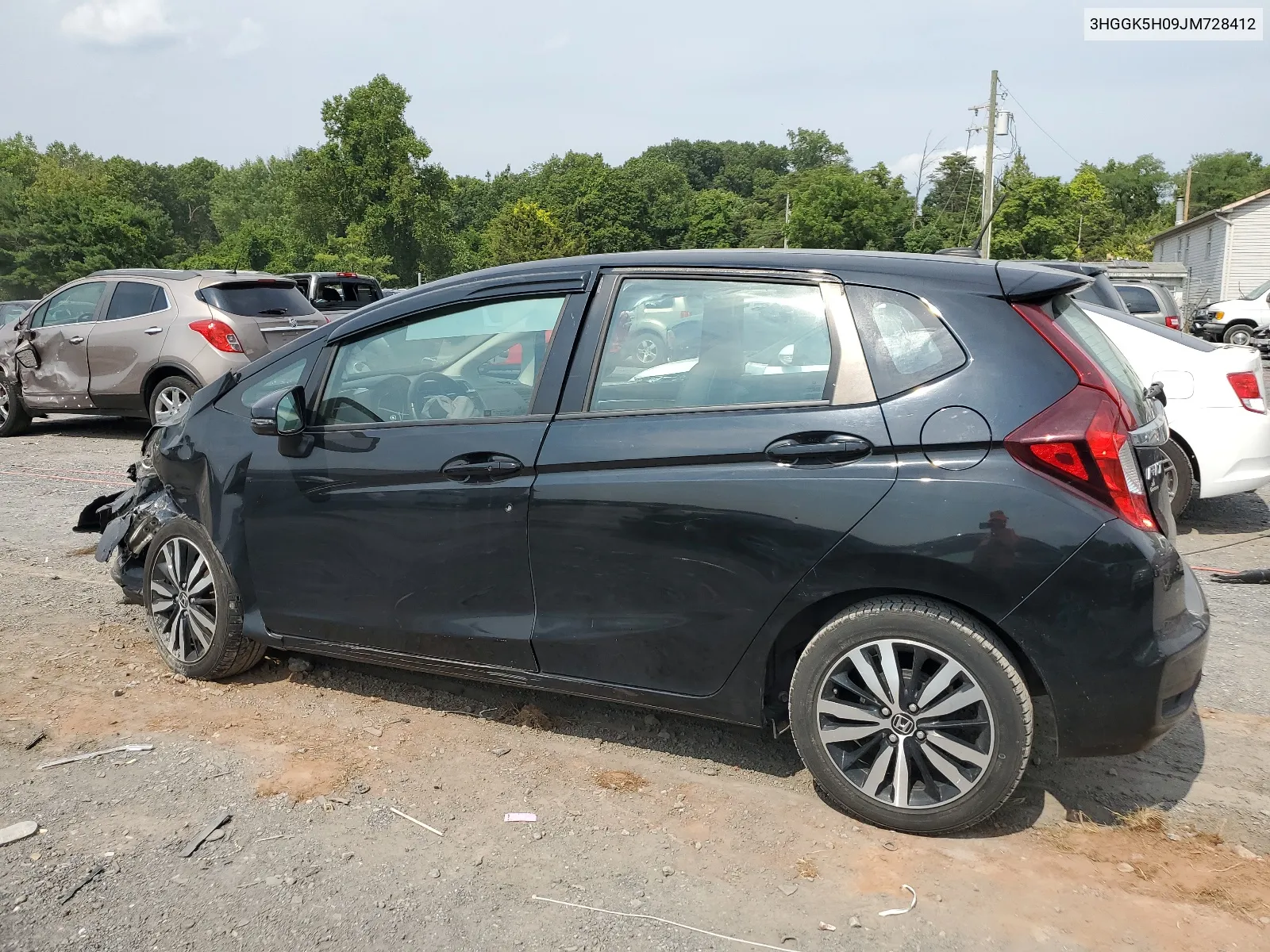 2018 Honda Fit Ex VIN: 3HGGK5H09JM728412 Lot: 65070764