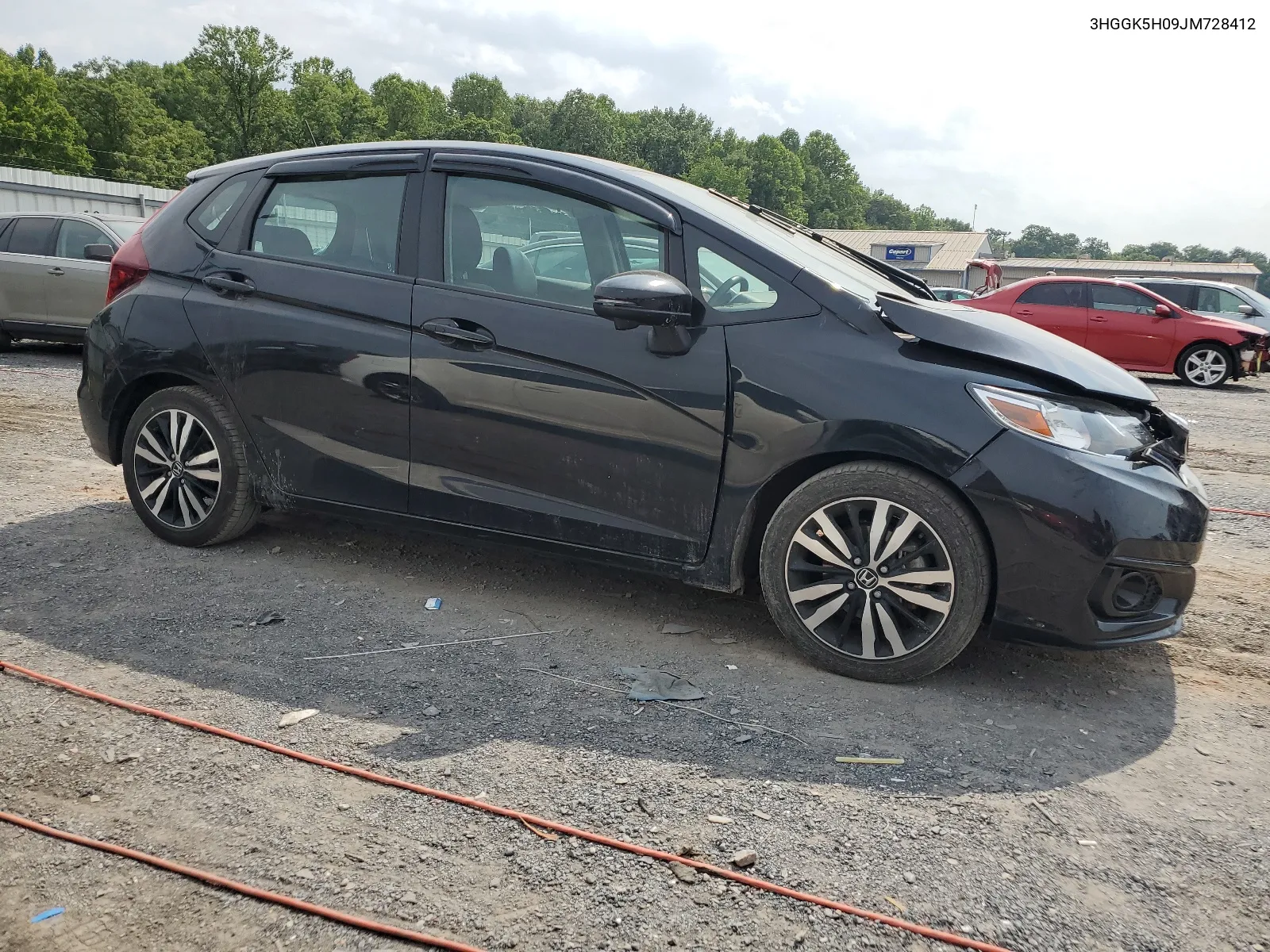 2018 Honda Fit Ex VIN: 3HGGK5H09JM728412 Lot: 65070764