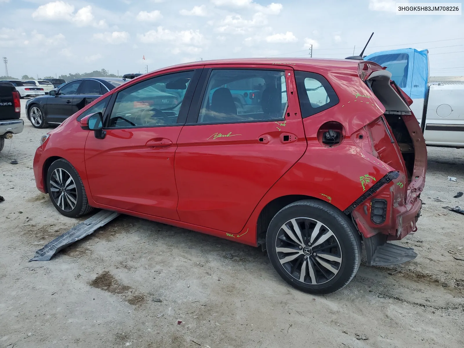 3HGGK5H83JM708226 2018 Honda Fit Ex