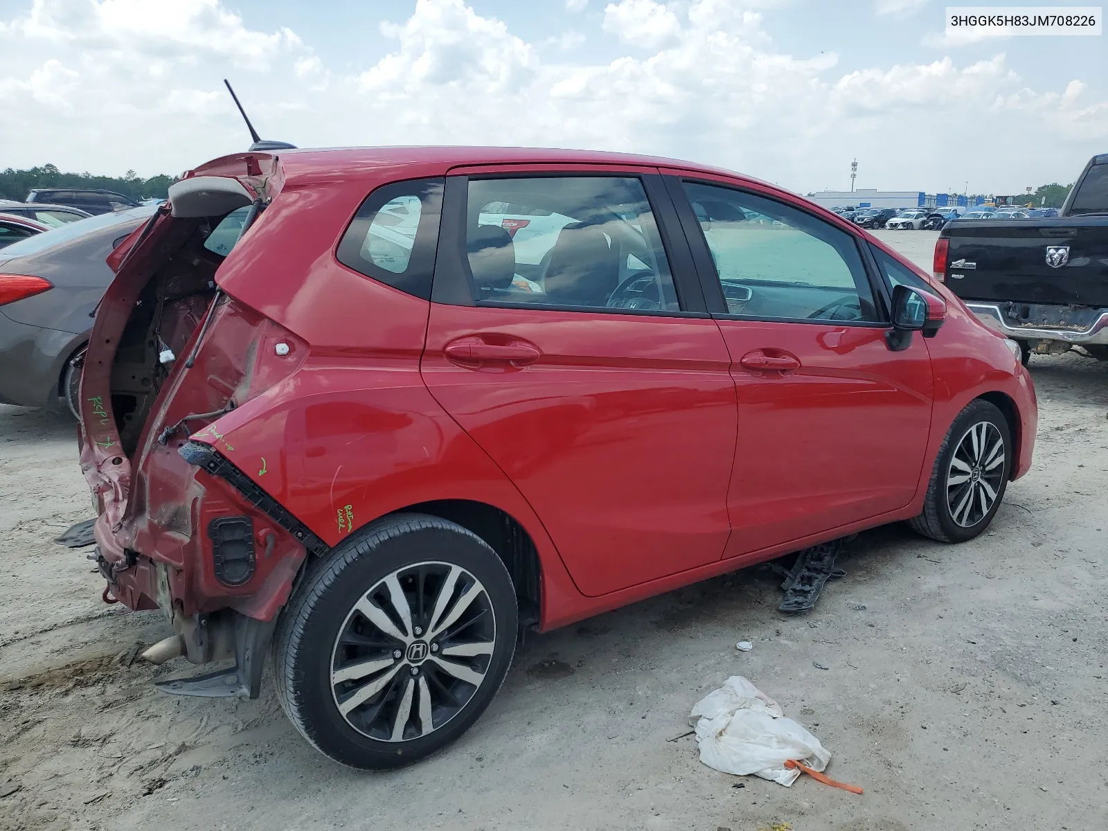 3HGGK5H83JM708226 2018 Honda Fit Ex