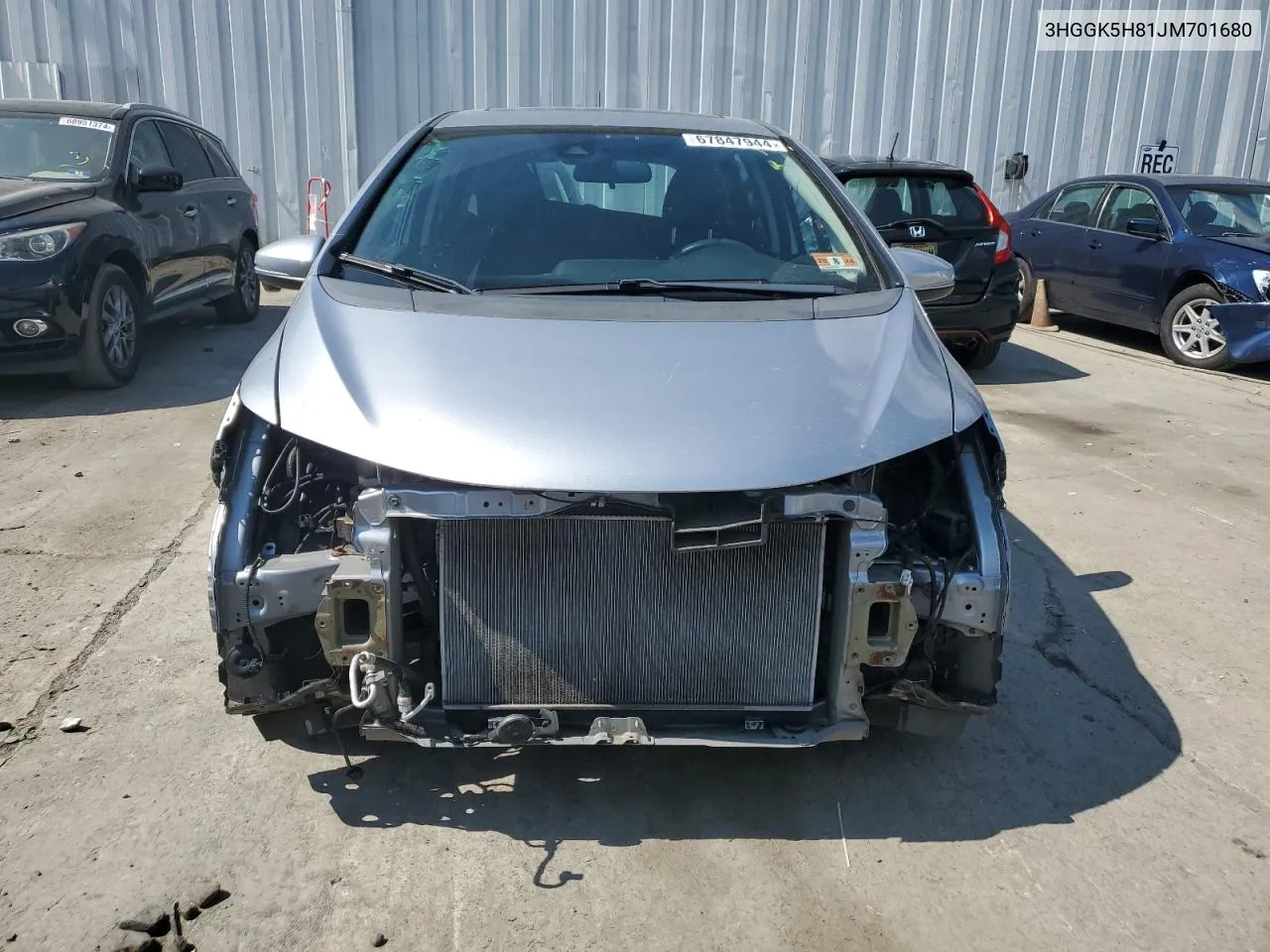 3HGGK5H81JM701680 2018 Honda Fit Ex