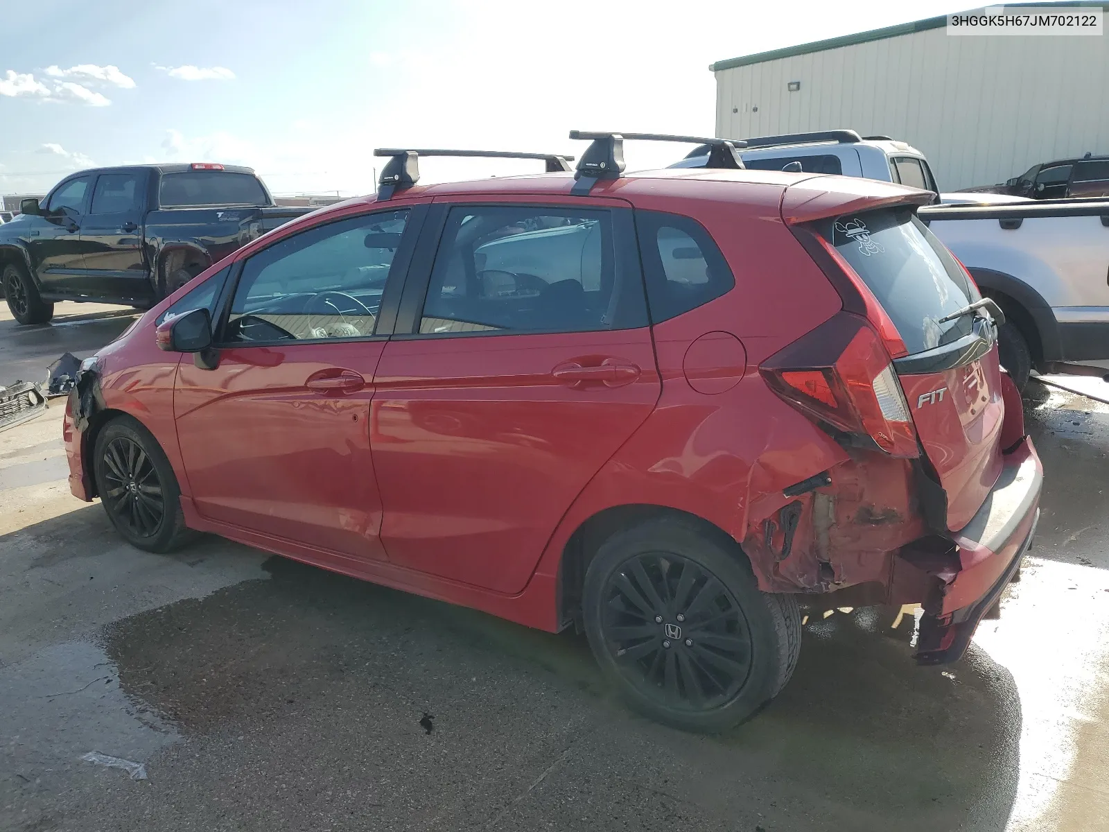 2018 Honda Fit Sport VIN: 3HGGK5H67JM702122 Lot: 67957384