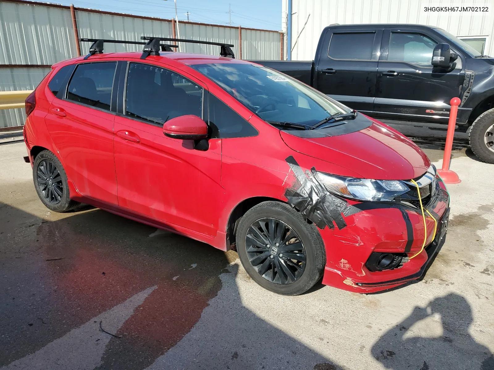 2018 Honda Fit Sport VIN: 3HGGK5H67JM702122 Lot: 67957384