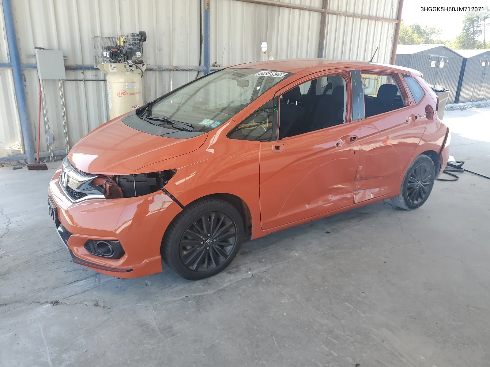 2018 Honda Fit Sport VIN: 3HGGK5H60JM712071 Lot: 68361294