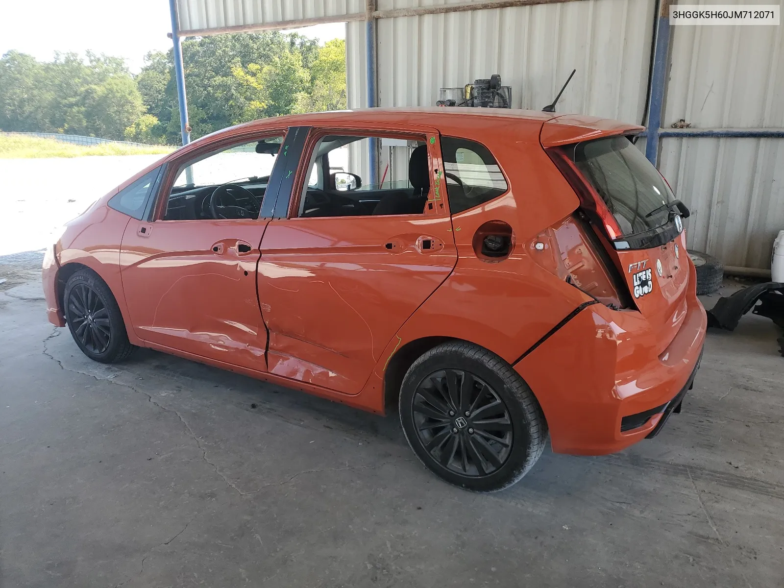 2018 Honda Fit Sport VIN: 3HGGK5H60JM712071 Lot: 68361294