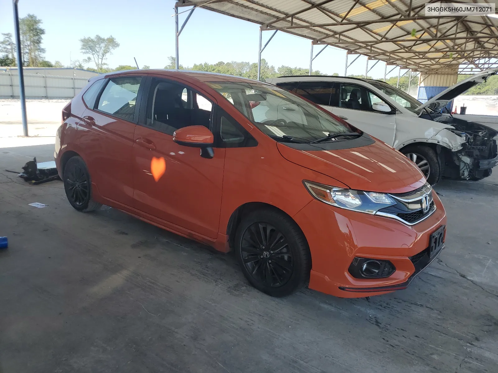 2018 Honda Fit Sport VIN: 3HGGK5H60JM712071 Lot: 68361294