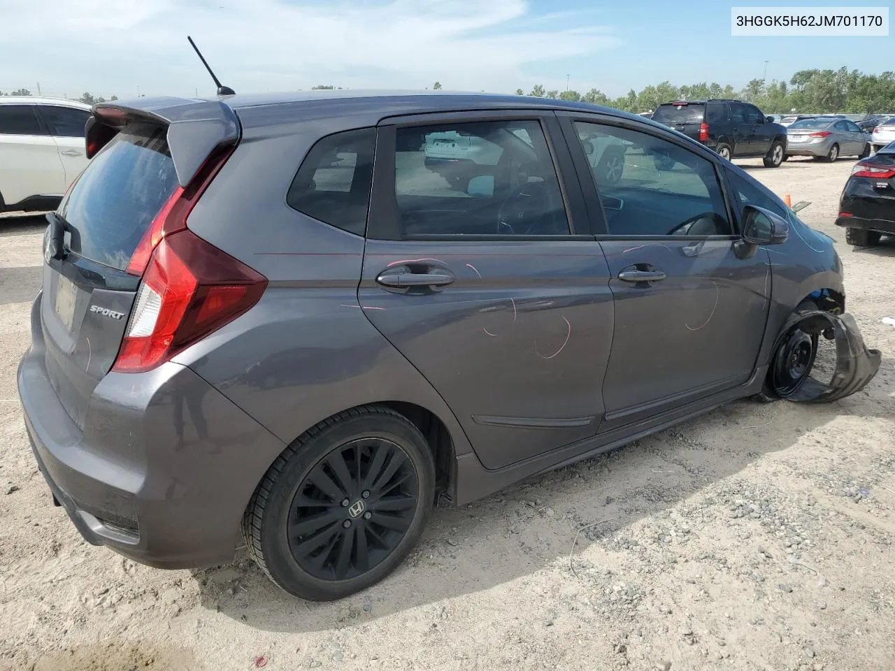 3HGGK5H62JM701170 2018 Honda Fit Sport