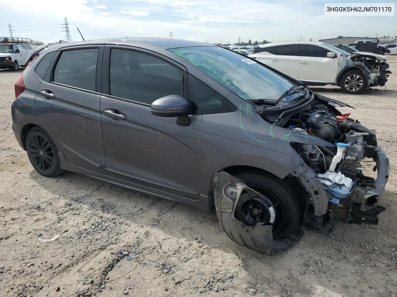 3HGGK5H62JM701170 2018 Honda Fit Sport