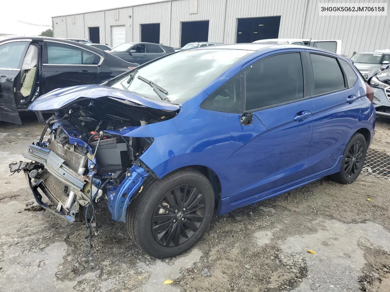 2018 Honda Fit Sport VIN: 3HGGK5G62JM706158 Lot: 70094294