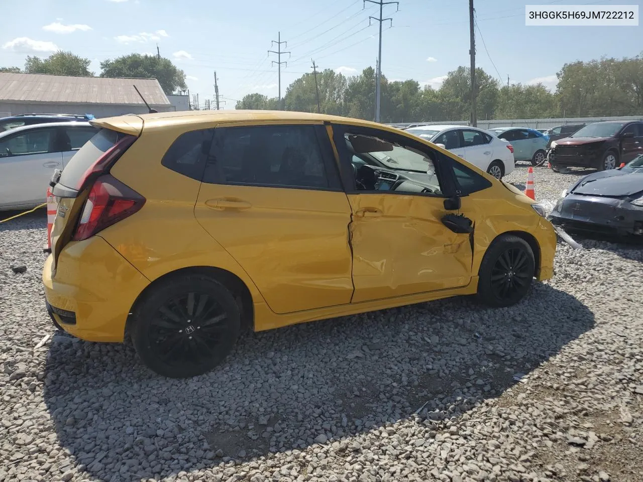 2018 Honda Fit Sport VIN: 3HGGK5H69JM722212 Lot: 71251824