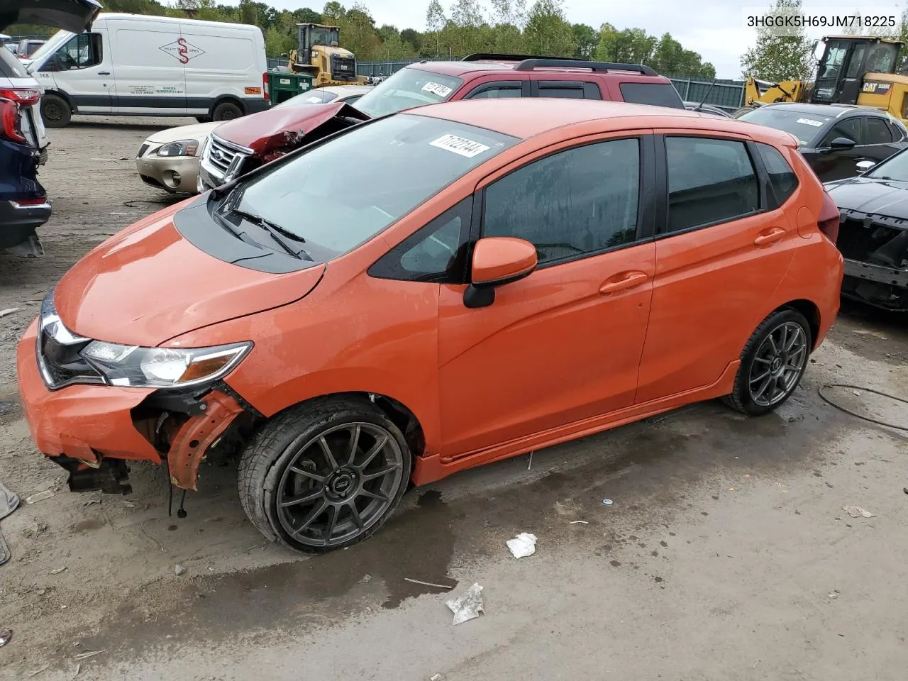 3HGGK5H69JM718225 2018 Honda Fit Sport