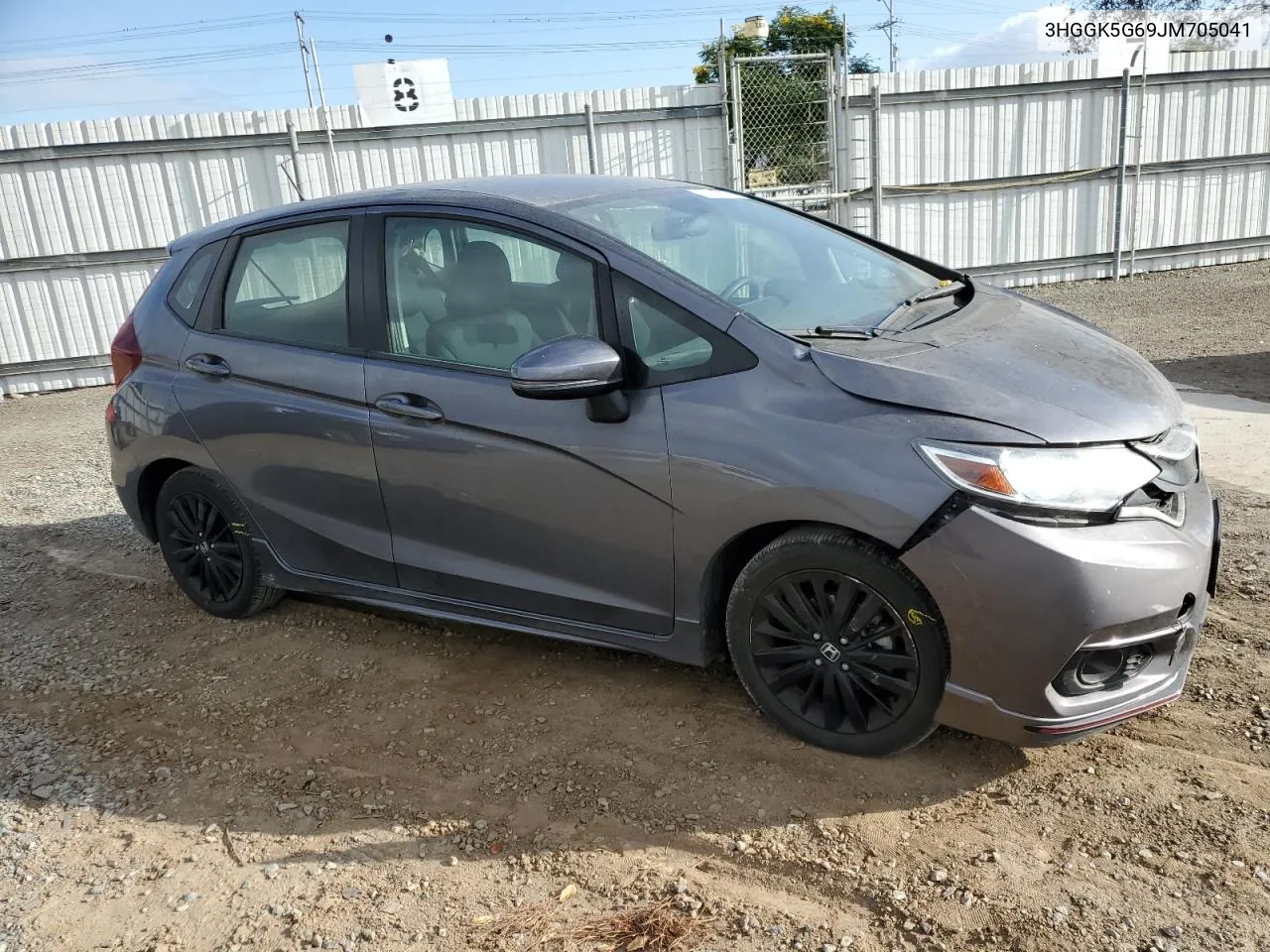 2018 Honda Fit Sport VIN: 3HGGK5G69JM705041 Lot: 71879954