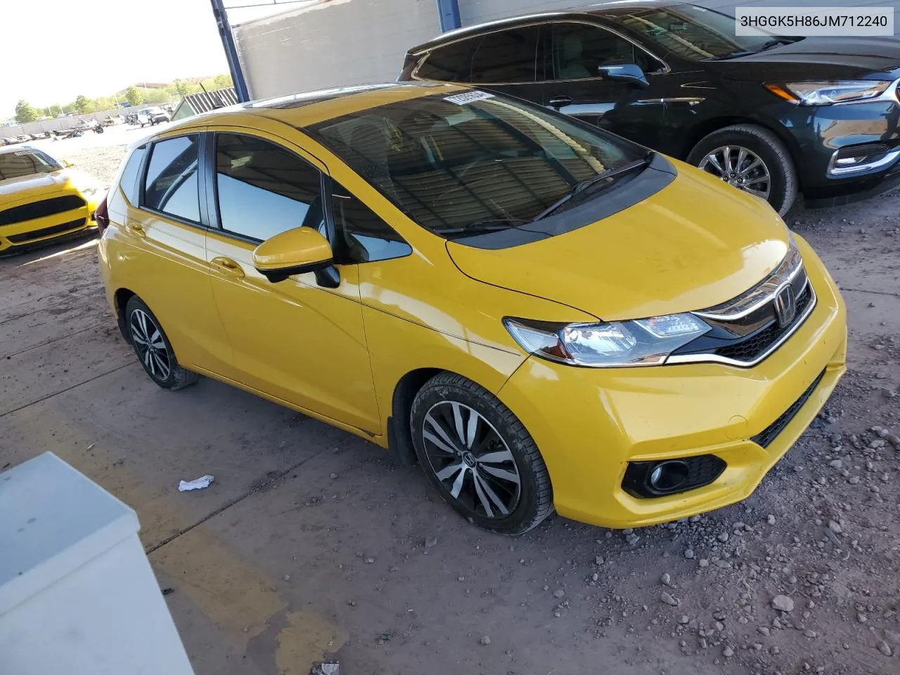 2018 Honda Fit Ex VIN: 3HGGK5H86JM712240 Lot: 72085634